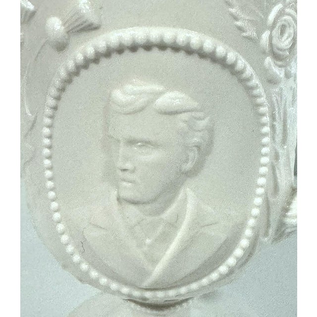 Late 19th Century Princess Louise Pink Milk Glass Jug For Sale - Image 4 of 9