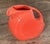 Late 20th Century Vintage Fiesta Ware Disc Pitcher in Red Persimmon Glaze by Homer Laughlin For Sale - Image 5 of 7
