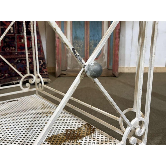 Vintage Serving Cart in Wrought Iron, 1950s For Sale - Image 12 of 16