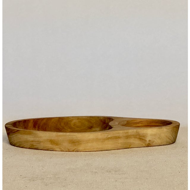 Rustic Vintage Wooden Olive Tray For Sale - Image 3 of 4