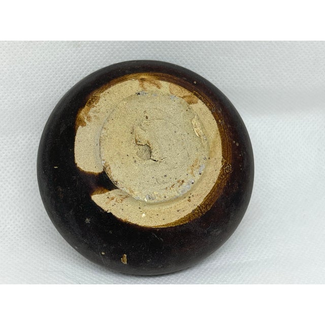 Chinese Antique Chinese Brown Glaze Song Dynasty Jarlet (960-1279) Chinoiserie For Sale - Image 3 of 4