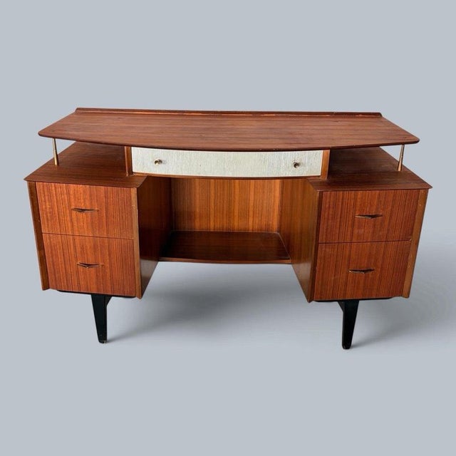 1950s Vintage Floating Top Dressing Table from Lebus, 1950s For Sale - Image 5 of 10
