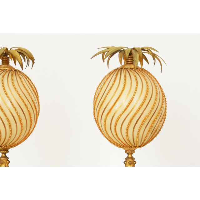 Vintage French Ostrich Sculptures attributed to François Dupuy, 1960s, Set of 2 For Sale - Image 4 of 11