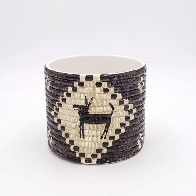 Set of Three Vintage Cachepots Inspired by Indian Design, Circa 1970 For Sale In San Francisco - Image 6 of 12