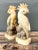 Vintage Onyx and Alabaster Cockatoos - A Pair For Sale - Image 11 of 12