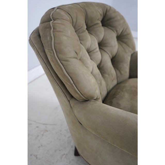 Pair Hancock & Moore Suede Lounge Chairs For Sale - Image 13 of 18
