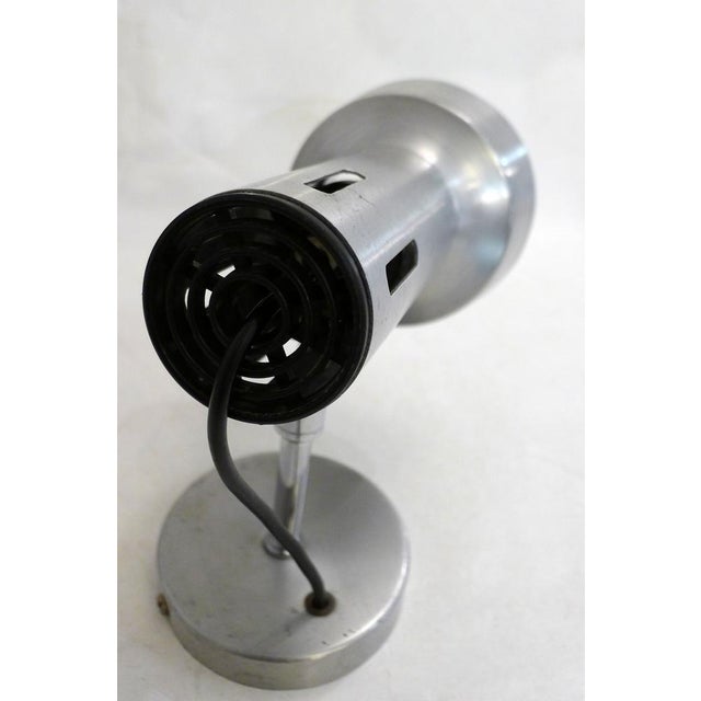 1970s Adjustable Wall Spotlight on a Ball Joint in Chrome and Brushed Metal, 1970s For Sale - Image 5 of 12