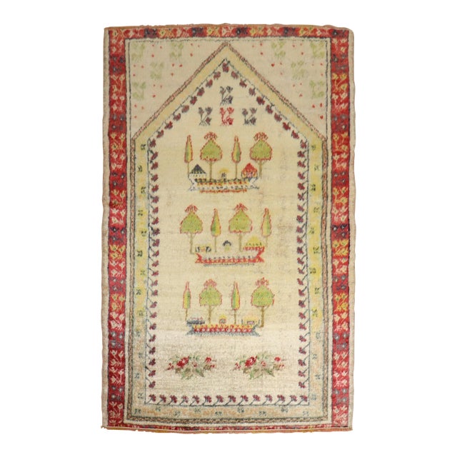 Angora Oushak Prayer Rug rug no.j3748 For Sale