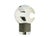 Space Age Italian Chrome Plated and Black Metal Table Lamp, 1960s For Sale - Image 3 of 11