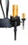 Metal Antique Wrought Iron Chandelier With Botanical Torches For Sale - Image 7 of 9