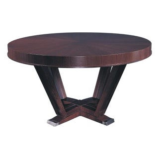 William Switzer Lucien Rollin Collection Mersier Round Dining Table For Sale