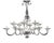 Transparent Venetian Murano Glass Chandelier by Simoeng For Sale