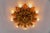 Large Vintage Florentine Leaf Ceiling Lamp by Banci Firenze, 1960s For Sale - Image 4 of 12