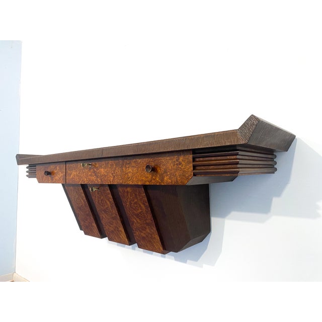 Mid-Century Modern Midcentury Italian Art Deco Console Table by Pierluigi Colli, 1940s For Sale - Image 3 of 18