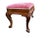 Queen Ann Powered Pink Stool, 20th Century For Sale - Image 5 of 13