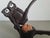 Charming vintage cast iron lever nutcracker, featuring a meticulously crafted owl. This dark patinated cast iron kitchen...