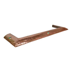1890s Antique Victorian English Copper Arts and Crafts Fire Kerb