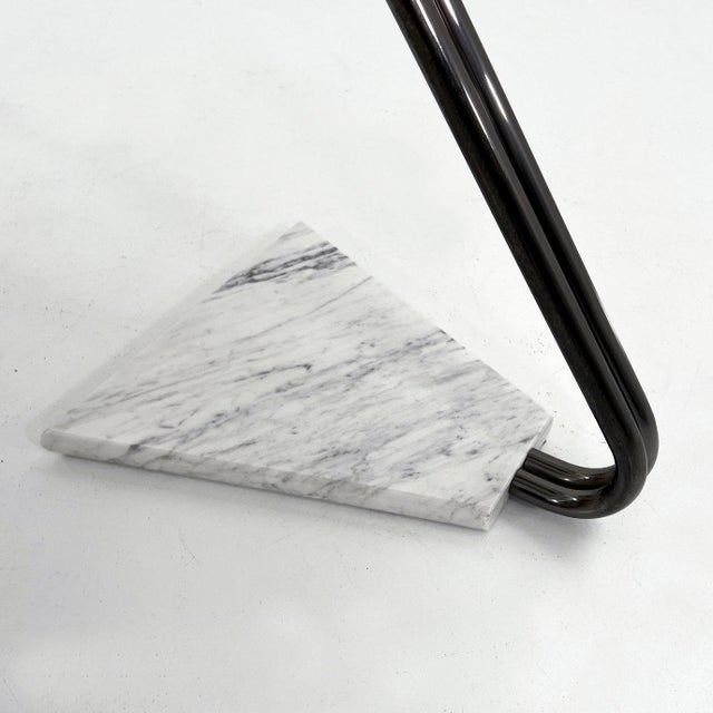1980s La Palma Side Table with Marble Base, 1980s For Sale - Image 5 of 11