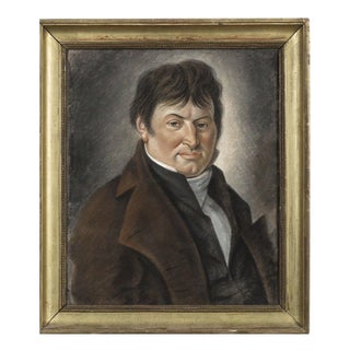 JANNIN, Portrait of a Gentleman, 1800s, Pastel For Sale
