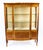 This is a beautiful antique French Louis Revival parquetry and ormolu mounted breakfront vitrine, circa 1860 in date. This...