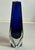 Mid-Century Modern Vintage Mid Century Murano Cobalt Blue Glass Vase Attributed to Alessandro Mandruzzato For Sale - Image 3 of 8