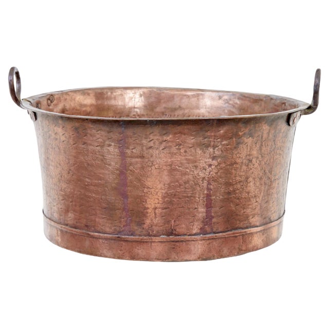 Victorian 19th Century Copper Cooking Pot For Sale