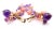 1980s Pair of Cartier Rose Gold Coral Amethyst Diamond Delices De Goa Earrings For Sale - Image 11 of 17