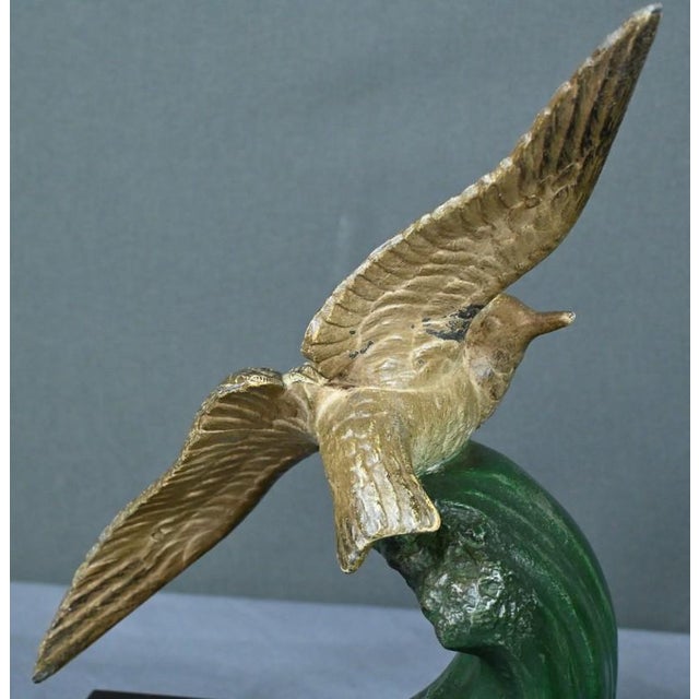 Metal Regulate Bookends from Mélo, 1930, Set of 2 For Sale - Image 7 of 17