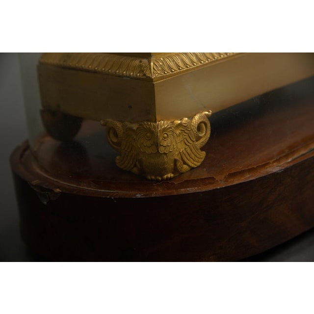 Clock with Ulysses in Patinated Gilt Bronze, 1810 For Sale - Image 6 of 10