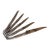 1980s Laguiole-Style Steak Knives Sabatier France Chrome Plated Polished Steel - Set of 5 For Sale