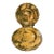 Set of 6 Gold Leaf & Brown 13” Dinner Plate Chargers – Glamorous Maximalist Tableware for Palm Beach Regency, Grandmillennial & See Pics! For Sale
