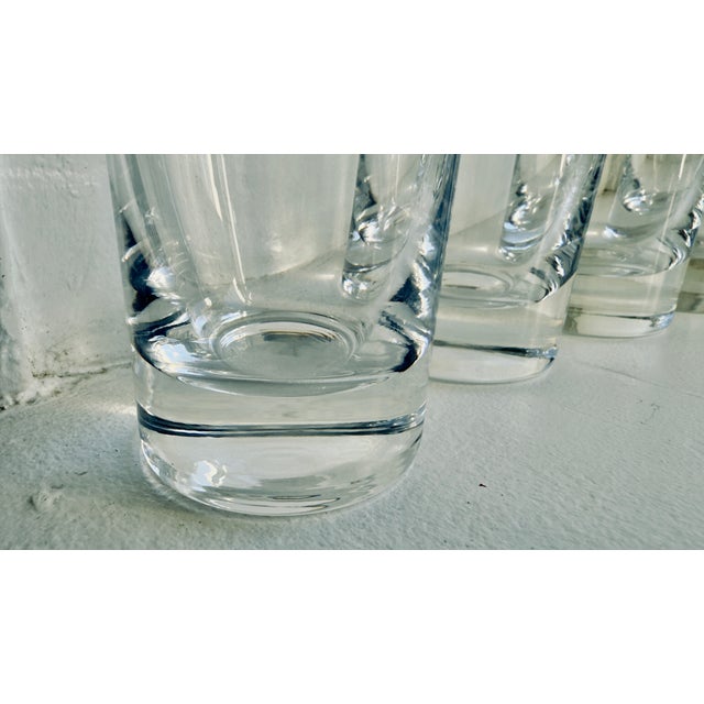 Glass Vintage, 1980s Scandinavian-Style Highball Glasses/Tumblers, Set of 4 For Sale - Image 7 of 8