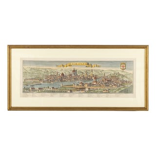 Map of Florence by FB Werner For Sale