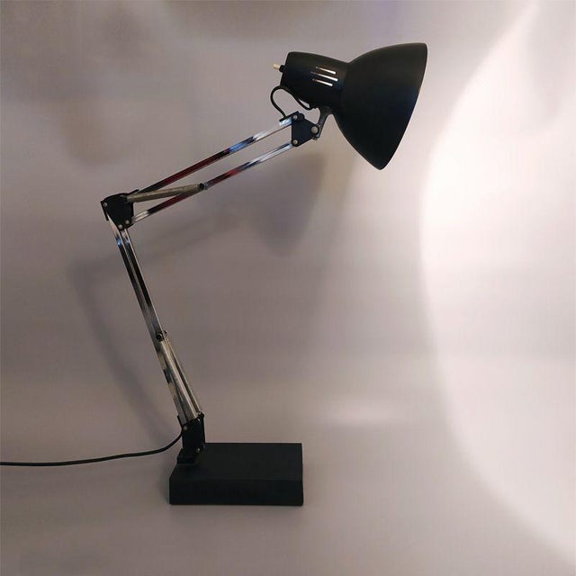 Black Table Lamp from Arteluce, 1970s For Sale - Image 4 of 13