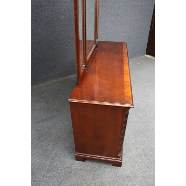 Wood Thomasville Mahogany Triple Mirror Dresser For Sale - Image 7 of 12