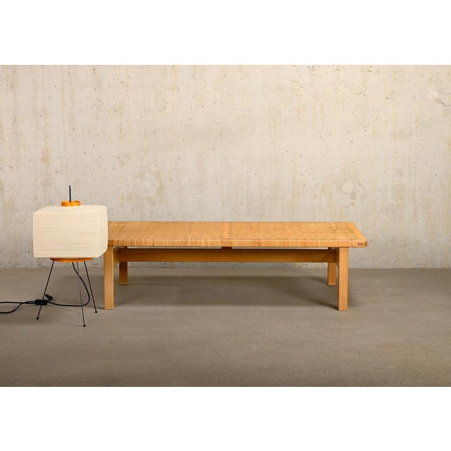 Model 5275 Bench in Oak and Cane by Børge Mogensen, 1972 For Sale - Image 6 of 16