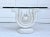 1980s Modern Sculptural Plaster and Glass Side Table For Sale - Image 11 of 11