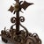 Spanish Early 19th Century Colonial Wrought Iron Cross For Sale - Image 3 of 4