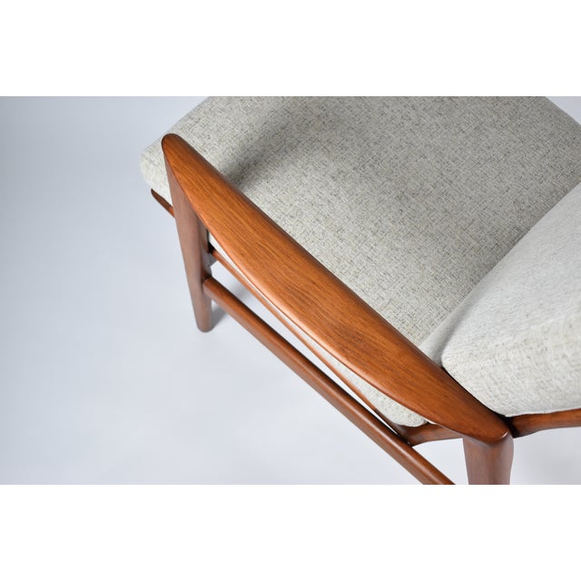 Scandinavian Armchair in Beige, 1960s For Sale - Image 10 of 17