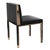 "Victoria" Chair With Stainless Steel, Bronze and Woven Leather For Sale - Image 13 of 13