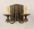 Traditional style sconces made of bronze in a dark finish. These sconces have been fully restored. They are wired and...