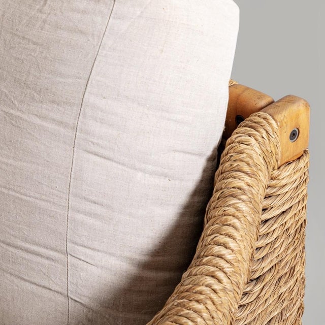 Beige Vintage Lounge Chair by Mario Bellini for Cassina, 1970 For Sale - Image 8 of 10