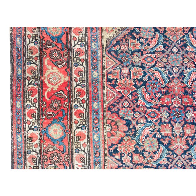 Persian Early 20th Century Persian Malayer Rug For Sale - Image 3 of 15