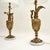 Baroque Vintage French Gilt Metal and Marble Table Lamps, 1930s, Set of 2 For Sale - Image 3 of 11