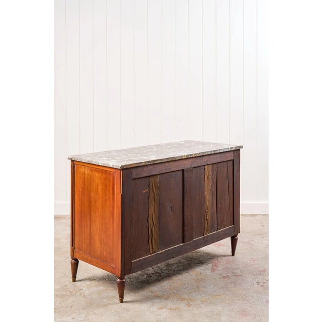 19th Century French Commode With Grey Top For Sale - Image 11 of 12