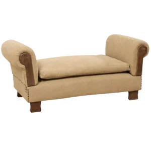 French Lit De Jour Daybed Circa 1920s-1930s With Nice Rounded Arms
