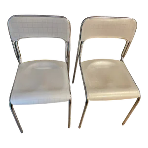 Mid 20th Century Pair of Sintesi Italian Made Chairs