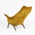 Gold Adrian Pearsall Mid Century Walnut Wingback Arm Chair For Sale - Image 8 of 9