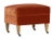 Terra Cotta Alcott Ottoman, Rust Velvet For Sale - Image 8 of 8