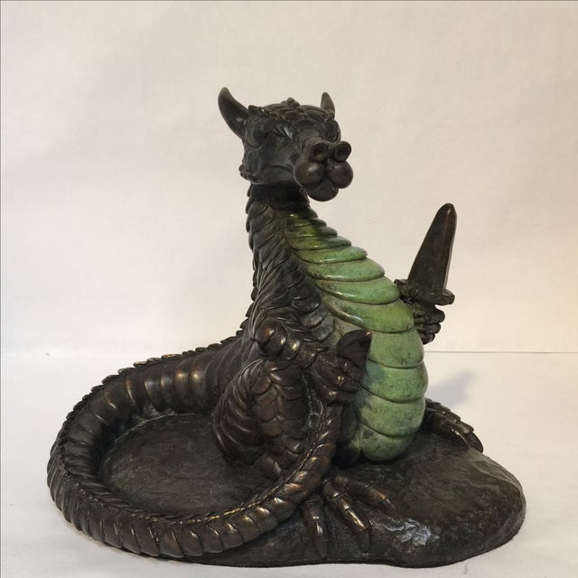 Bronze Dragons a Pair Chairish